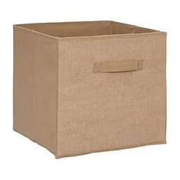 Boite De Rangement 31x31 Cm - Toile De Jute