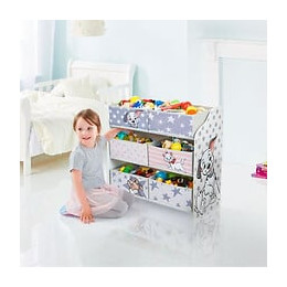 Disney Classics - Meuble De Rangement Pour Chambre Denfant Avec 6 Bacs