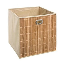 Panier De Rangement 31x31 Cm - Bambou Naturel