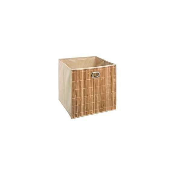 Panier De Rangement 31x31 Cm - Bambou Naturel
