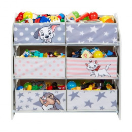 Disney Classics - Meuble De Rangement Pour Chambre Denfant Avec 6 Bacs