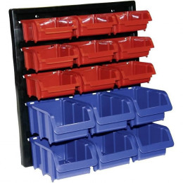 Tood Panneau Mural Porte Outils Avec 15 Bacs A Bec