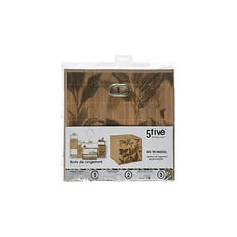 Panier De Rangement 31x31 Cm - Bambou Print