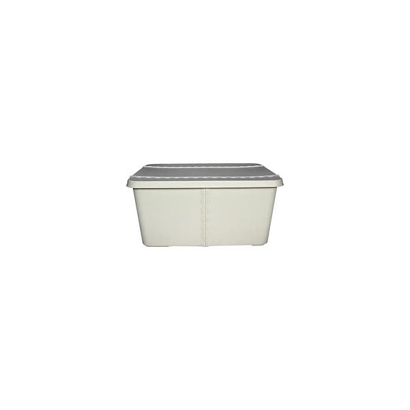 Life Story Boite De Rangement Craft - 45 L - Light Grey