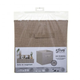 Boite De Rangement 31x31 Cm - Toile De Jute