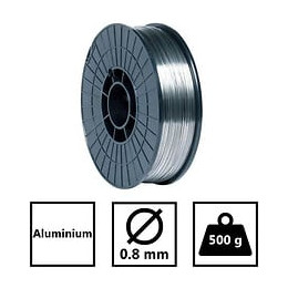 Ine Bobine De Fil A Souder Acier Mig-mag O0,8 Mm 500 G