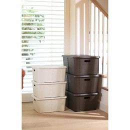 Life Story Boite De Rangement Craft - 45 L - Anthracite