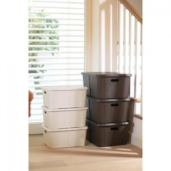 Life Story Boite De Rangement Craft - 45 L - Anthracite