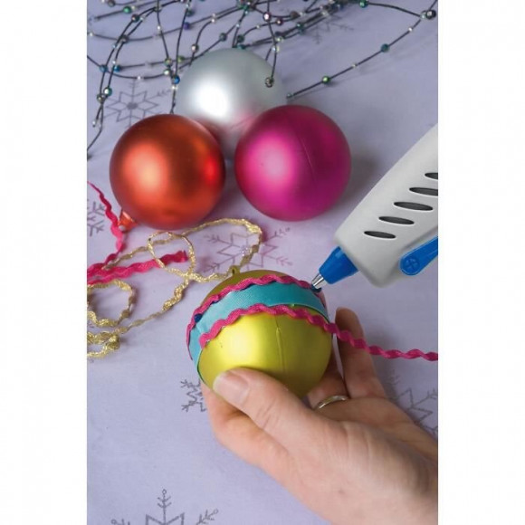 Dremel 930 Pistolet A Colle Chaude - Kit Avec 2 Temperatures De Chauffe Avec 18 Batons De Colle 7mm