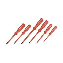 Jeu De Tournevis Vde, 6 Pièces.