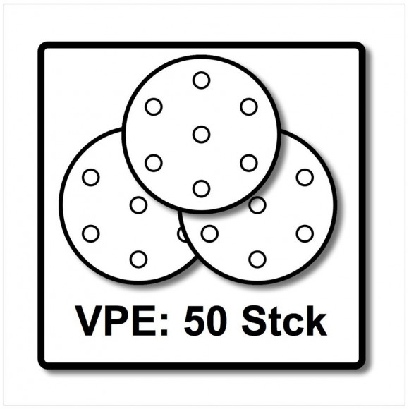 Disques Stickfix 48 Trous Diamètre 150 Mm Grain 120 Boîte De 50