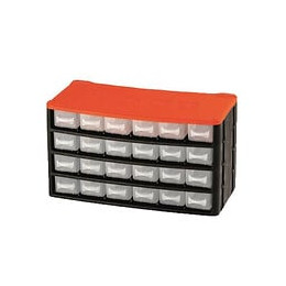 Tood Casier De Rangement 24 Tiroirs 33x16x18 Cm
