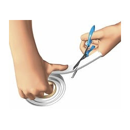 Mastic Prêt À Poser Adhésif D'étanchéité Rubson Cuisine Et Bain Easy 3,5 M Blanc