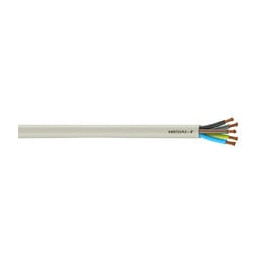 Câble Électrique 5 G 1.5 Mm² Ho5vvf L.10 M, Blanc