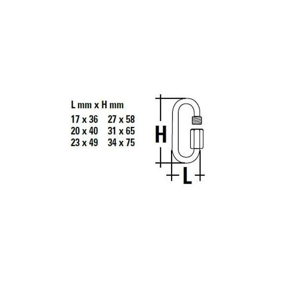 Lot 20 Maillons Rapides En Coffret