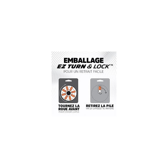 Lot De 4 Piles Auditive Zinc, 1.4 V, Energizer