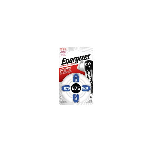 Lot De 4 Piles Auditive Zinc, 1.4 V, Energizer