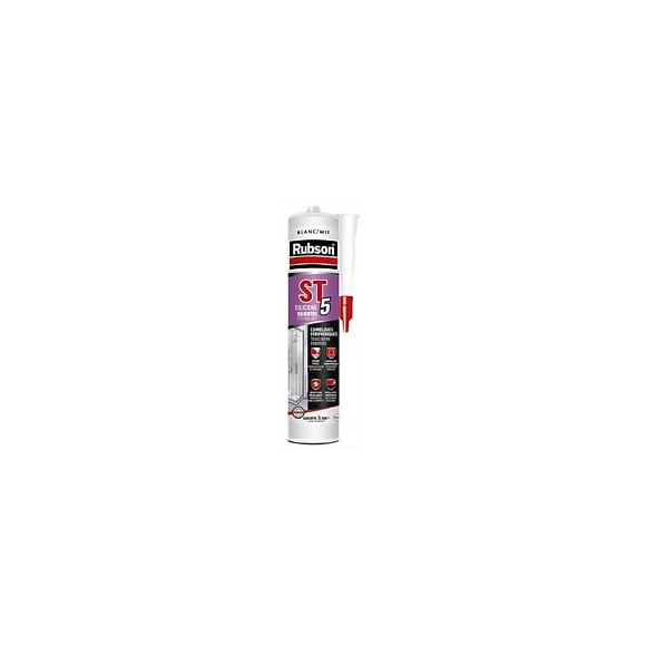 Mastic Pour Raccordement Céramique St5 Rubson Blanc 300ml