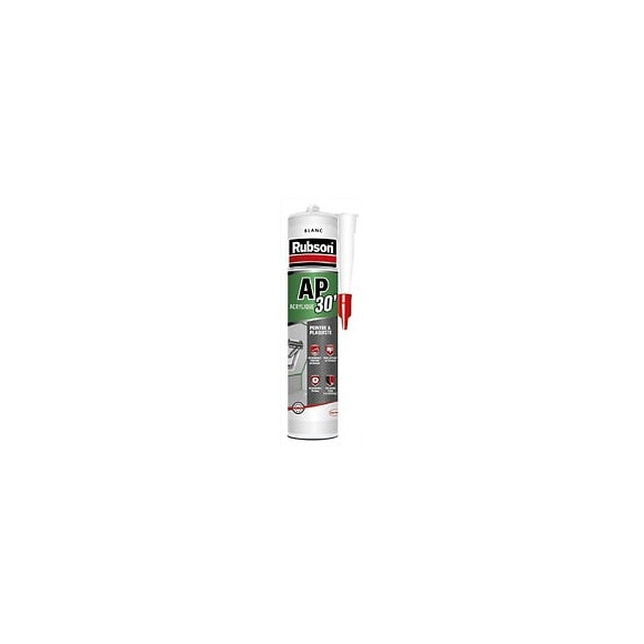 Mastic D'étanchéité Mur Et Boiserie Intérieur Rubson Ap30 Blanc 300ml