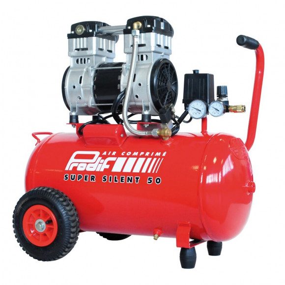 Compresseur D'atelier Silencieux Prodif 50 L 2 Cv Sil850