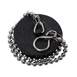 Bouchon Diam.40 Mm Noir Pour Lavabo/ Bidet, Sp9213 Wirquin