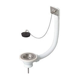 Bonde Évier, Diam.60 Mm, Avec Trop Plein, Grès