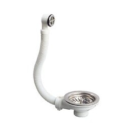 Bonde Évier, Diam.90 Mm, Panier Avec Trop Plein