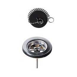 Bonde Évier Laiton À Bouchon, Diam.60 Mm