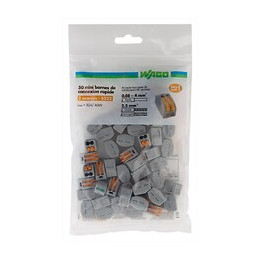 Lot De 50 Bornes Automatiques À Levier, 2,5 Mm² Pour Rigide Et Souple Wago