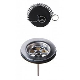 Bonde Évier Laiton À Bouchon, Diam.60 Mm