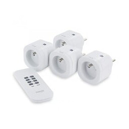 Lot De 4 Prises Télécommandables Intérieure Chacon, 3000 W