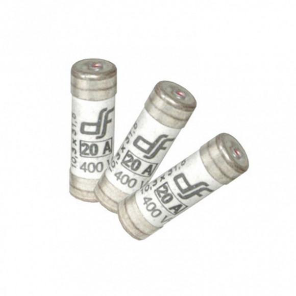 Lot De 3 Fusibles Céramique 20 A, 10.3 X 31.5 Mm