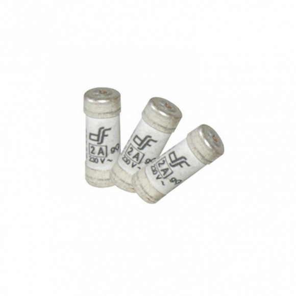 Lot De 3 Fusibles Céramique 2 A, 8.5 X 23 Mm