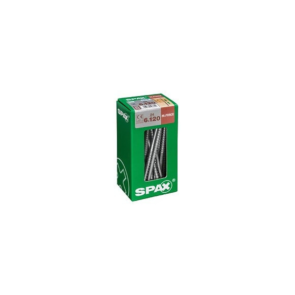 Lot De 24 Vis Acier Tête Fraisée Bombée Torx Spax, Diam.6 Mm X L.120 Mm