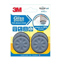 Lot De 4 Patins En Plastique 3m