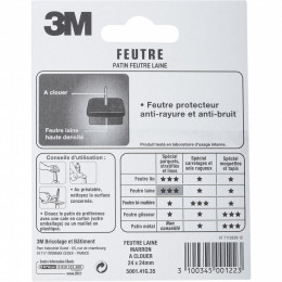 Lot De 4 Patins En Feutre 3m