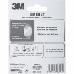Lot De 4 Embouts En Plastique 3m