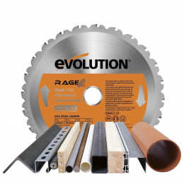 Lame Carbure Coupe Multimatériau Evolution Pour Scie À Onglet, Diam.210 Mm