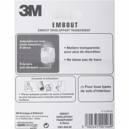 Lot De 4 Embouts En Plastique 3m