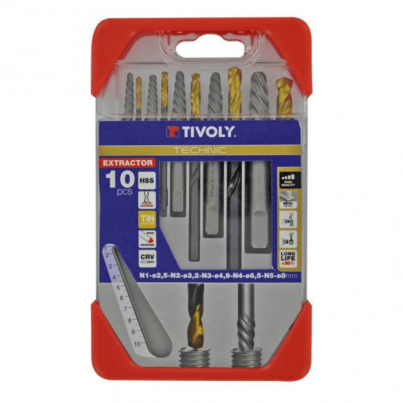 Extracteurs De Goujons Cassés Métal Tivoly