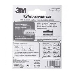 Lot De 4 Patins En Plastique 3m