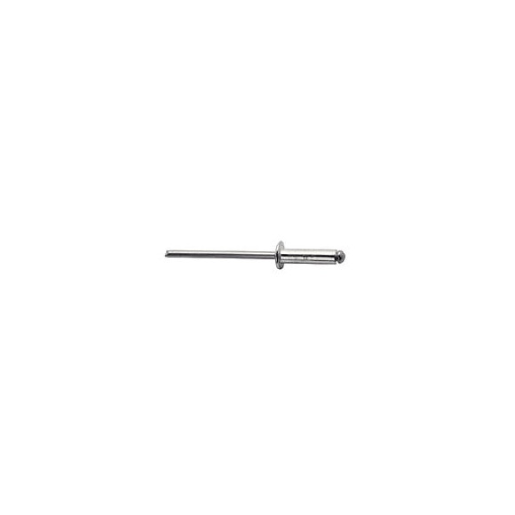 Lot De 100 Rivets Aluminium Diam.4.8 X H.10 Mm Rapid