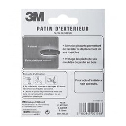 Lot De 4 Patins En Plastique 3m