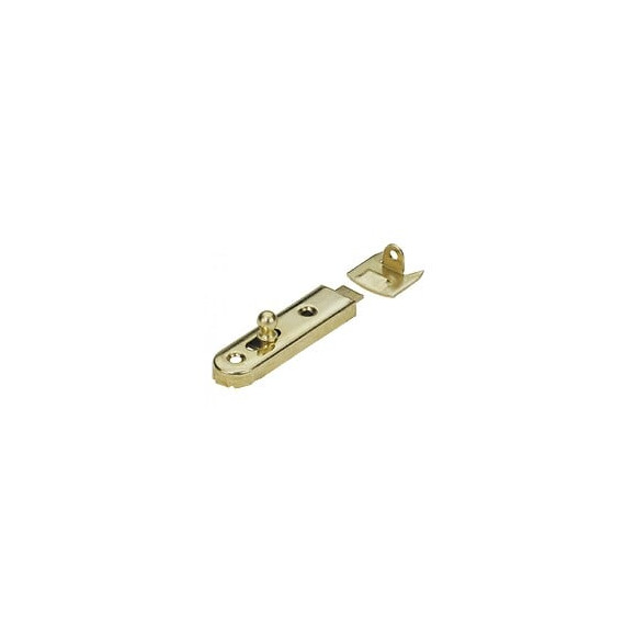 Lot De 2 Verrous À Poussoir Acier Hettich, L.50 X L.13 Mm