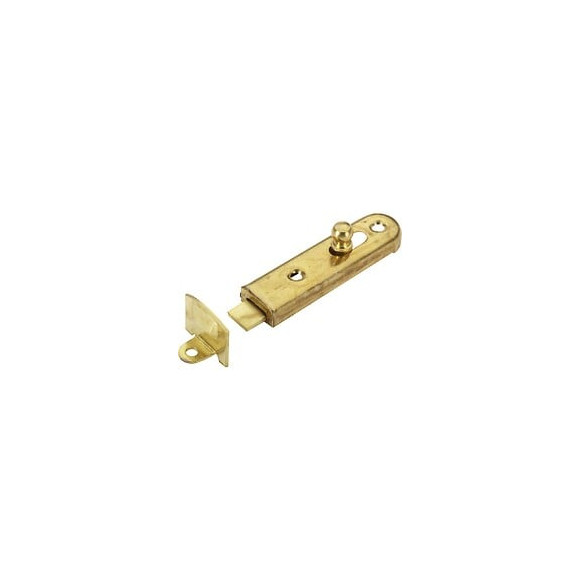 Lot De 2 Verrous À Poussoir Acier Hettich, L.50 X L.13 Mm