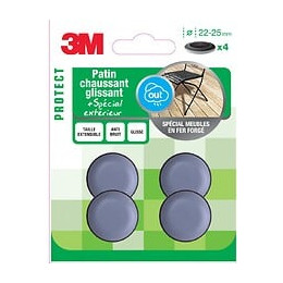 Lot De 4 Patins En Plastique 3m