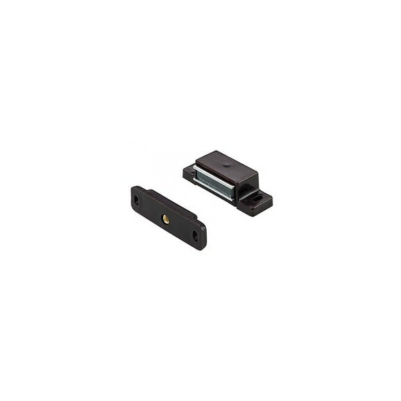Lot De 4 Loqueteaux Magnétiques Plastique Hettich, L.14.5 X L.45.3 Mm