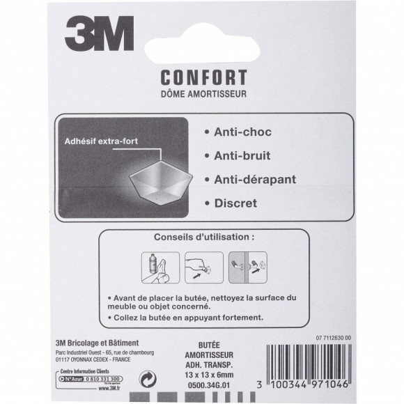 Lot De 20 Amortisseurs En Plastique 3m