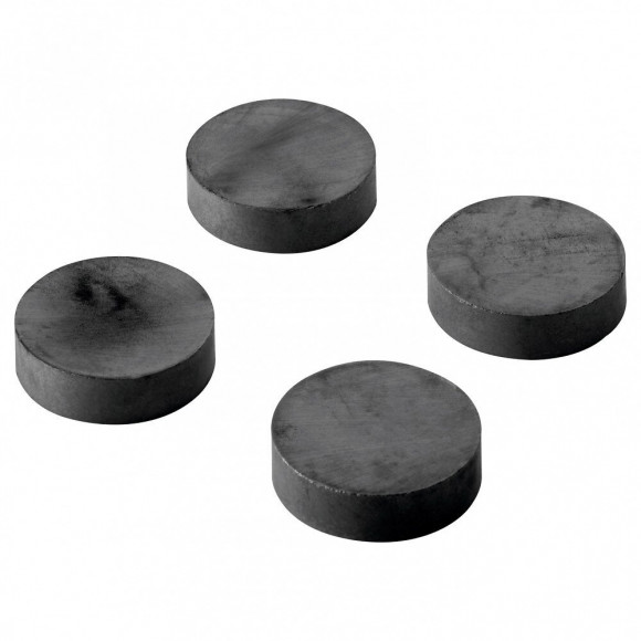 Lot De 4 Aimants Magnétiques Hettich, L.30 X Diam.30 Mm