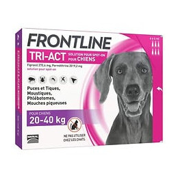 Frontline Tri-act 20-40kg - 6 Pipettes